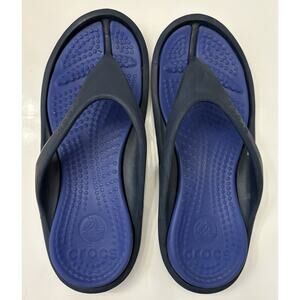 Crocs Blue Unisex Flip Flop Sandals Womens 8/Mens 6